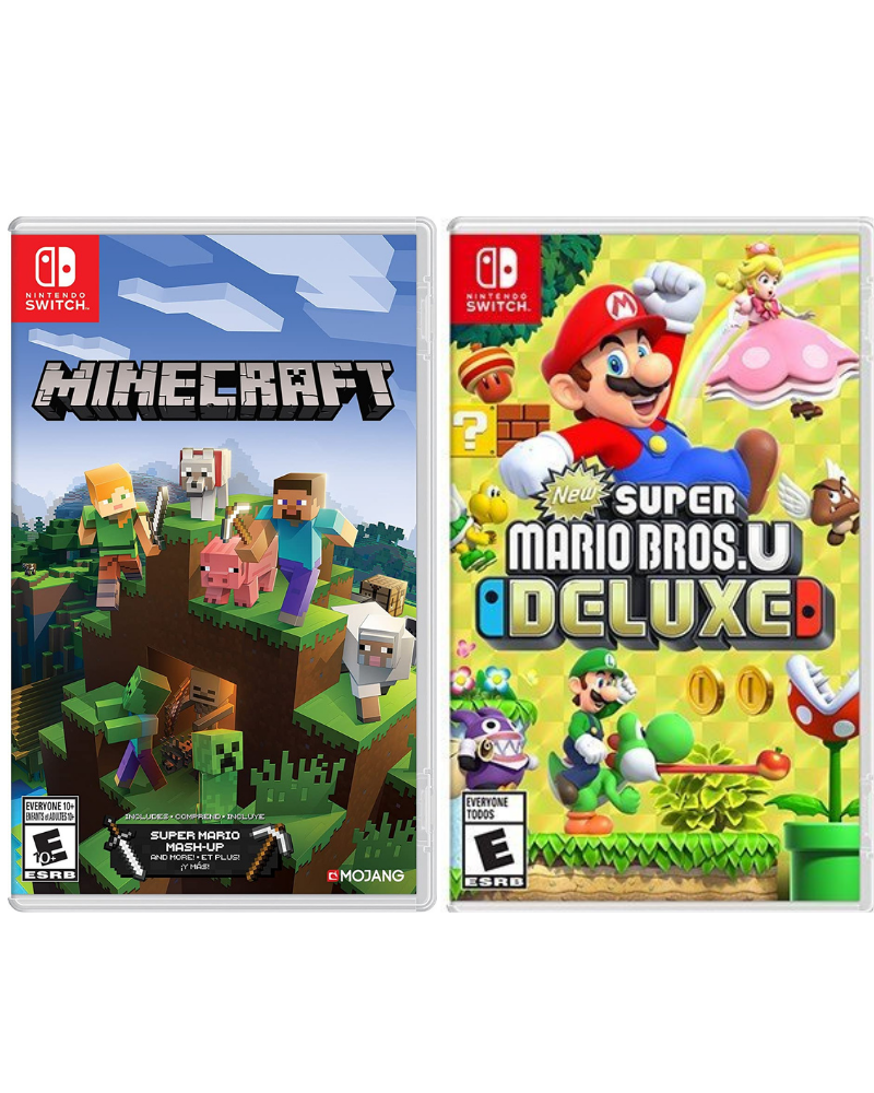 Minecraft + Super Mario u deluxe Nintendo Switch Oyun